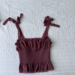 Aritzia Ballad Camisole in Ash Rose Pink